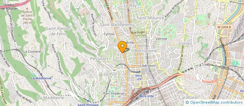 localisation de l'entreprise LN BATIMENT  NICE