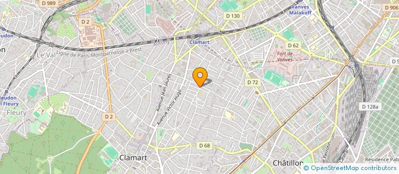 localisation de l'entreprise LN BB A DOMICILE à CLAMART