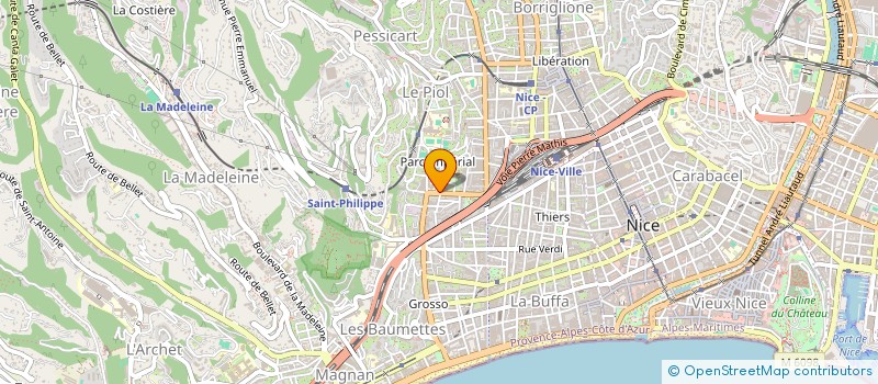 localisation de l'entreprise LN CAPITAL GROUP  NICE