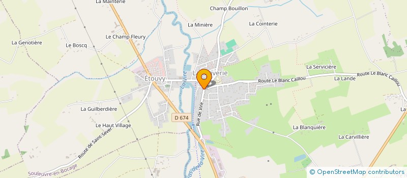 localisation de l'entreprise LN COIFFURE  SOULEUVRE EN BOCAGE