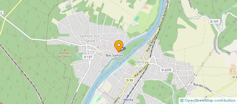 localisation de l'entreprise LN COMPAGNY à SAMOIS-SUR-SEINE