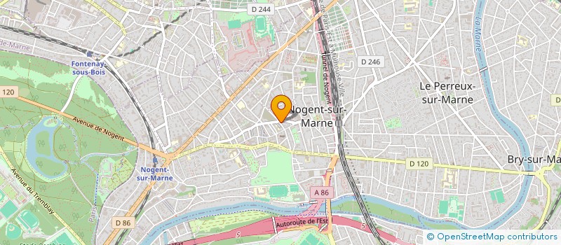 localisation de l'entreprise LN CONCEPT  NOGENT-SUR-MARNE