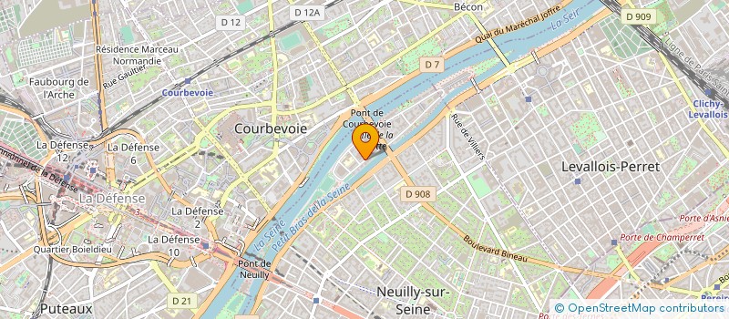 localisation de l'entreprise LN CONSEIL & CO à NEUILLY-SUR-SEINE
