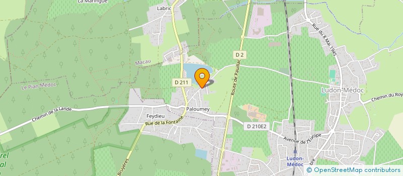 localisation de l'entreprise LN CONSORTIUM  LUDON-MEDOC