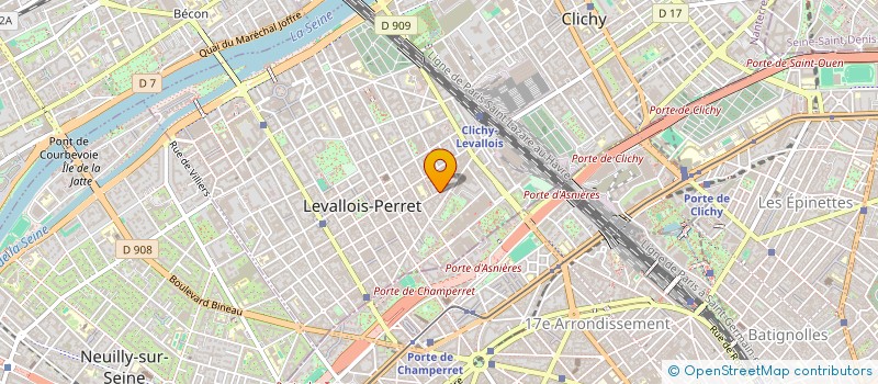 localisation de l'entreprise LN CONSULTING à LEVALLOIS-PERRET