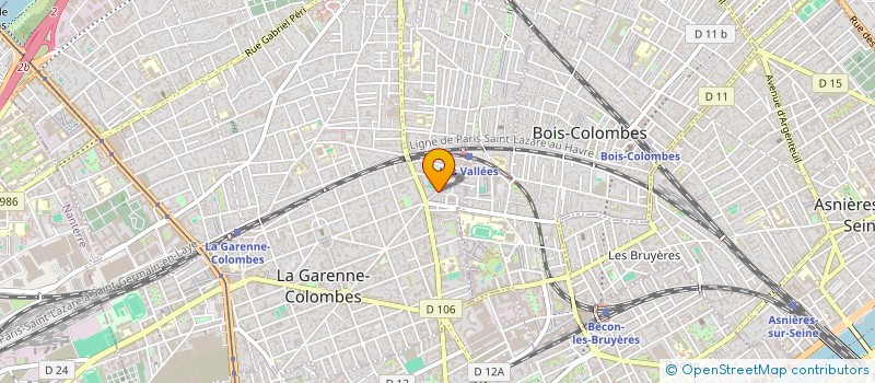 localisation de l'entreprise LN CORP à LA GARENNE-COLOMBES