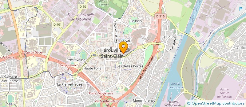 localisation de l'entreprise LN DEVELOPPEMENT à HEROUVILLE-SAINT-CLAIR