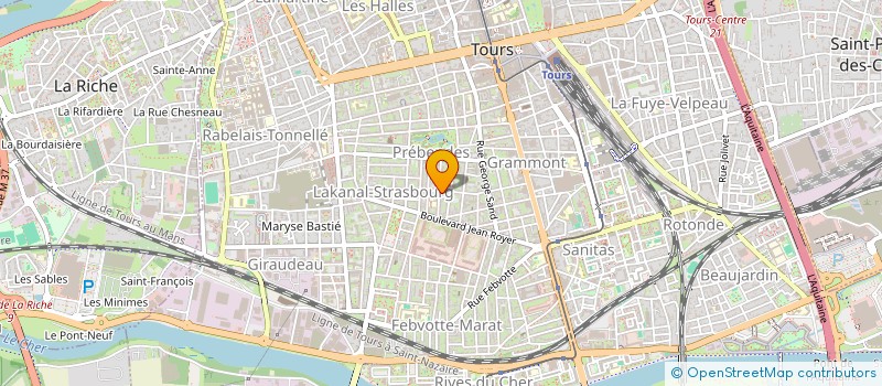 localisation de l'entreprise LN DEVELOPPEMENT à TOURS