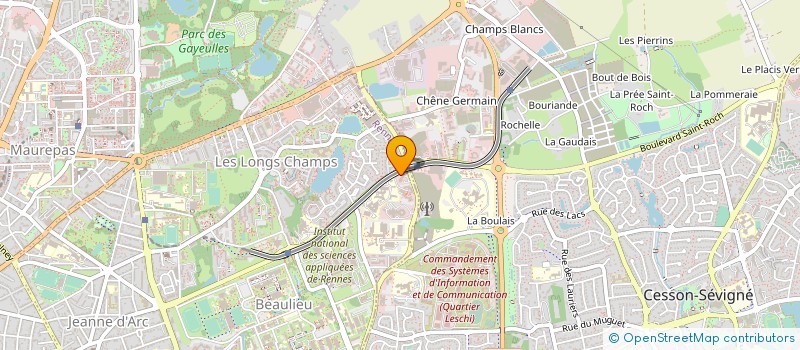 localisation de l'entreprise LN DEVICE  RENNES