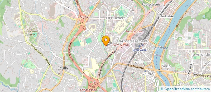 localisation de l'entreprise LN DIFFUSION  LYON