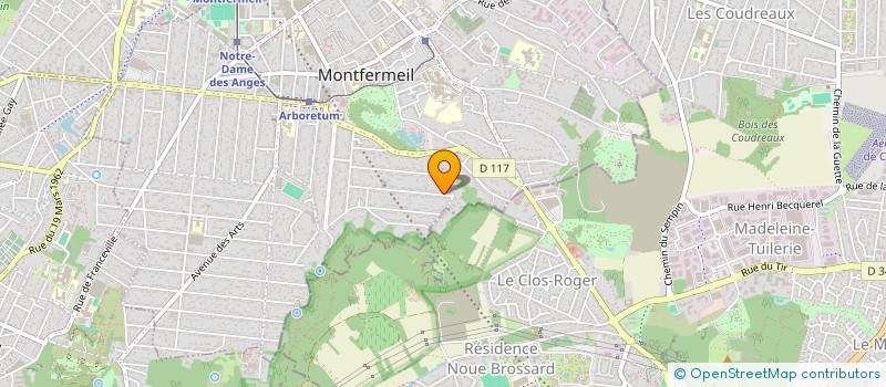 localisation de l'entreprise LN DRIVE  MONTFERMEIL