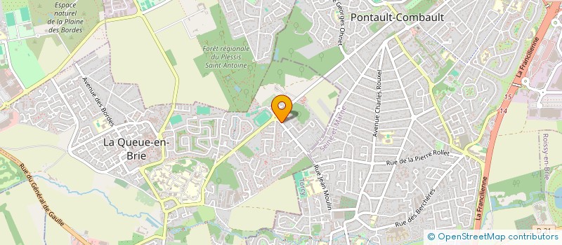 localisation de l'entreprise LN ENTREPRISE RENOVATION  LA QUEUE-EN-BRIE