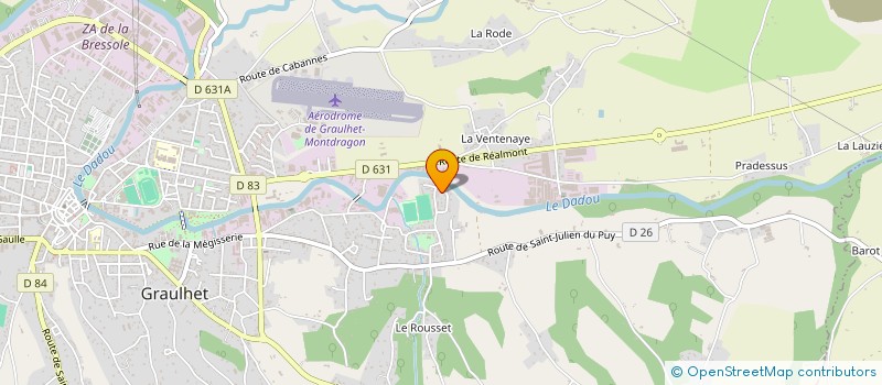 localisation de l'entreprise LN ET MATT  GRAULHET