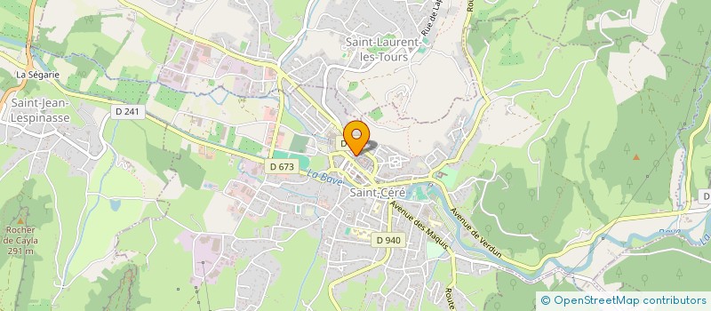 localisation de l'entreprise LN EVENTS  SAINT-CERE