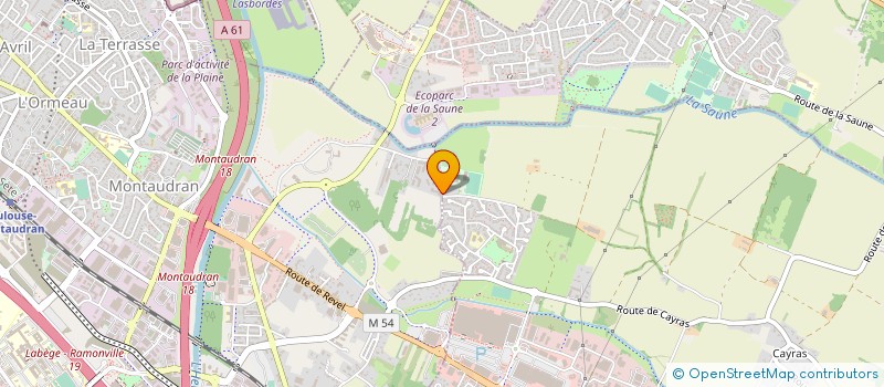 localisation de l'entreprise LN FIBRE à TOULOUSE