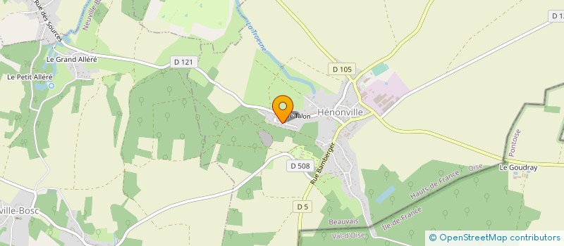 localisation de l'entreprise LN FINANCE ET COURTAGE  HENONVILLE