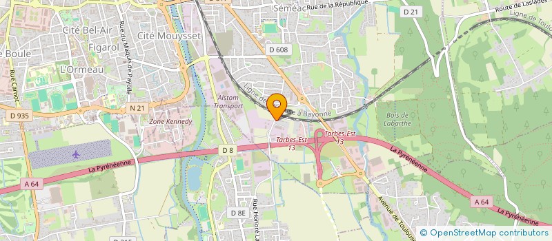 localisation de l'entreprise LN GESTION  SEMEAC