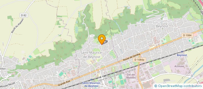 localisation de l'entreprise LN HUG  SAINT-MAURICE-DE-BEYNOST