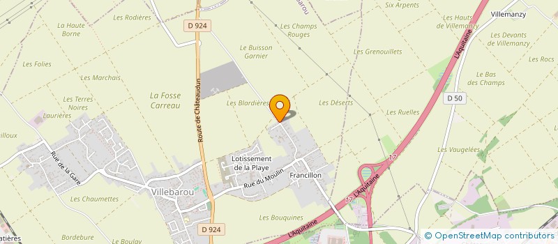 localisation de l'entreprise LN IMMO  VILLEBAROU