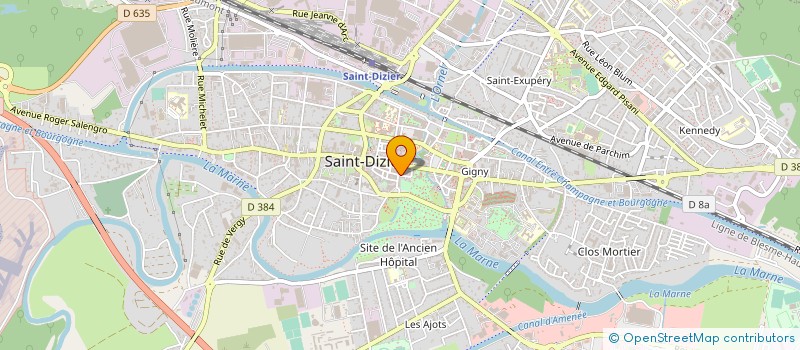 localisation de l'entreprise LN IMMOBILIERE à SAINT-DIZIER