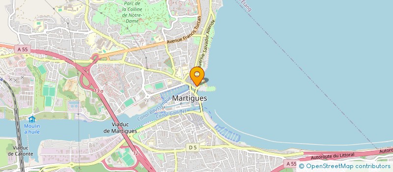 localisation de l'entreprise LN INVEST  MARTIGUES