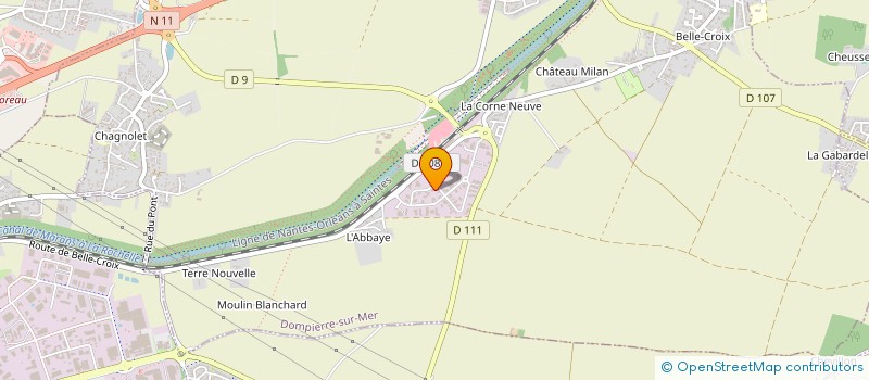 localisation de l'entreprise LN INVEST  DOMPIERRE-SUR-MER