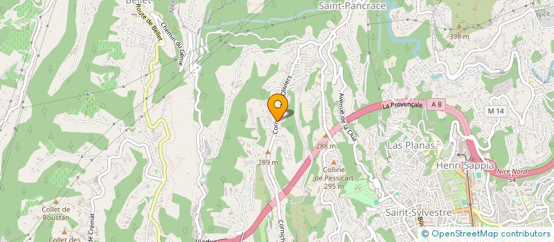 localisation de l'entreprise LN KEY CONSULTING  NICE