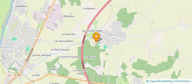 localisation de l'entreprise LN MENUISERIE  MARCE