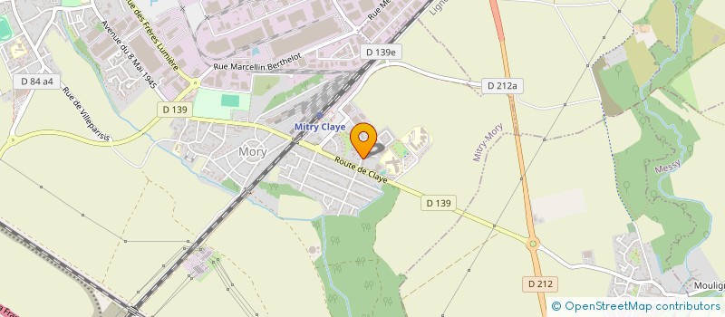 localisation de l'entreprise LN MENUISIER à MITRY-MORY