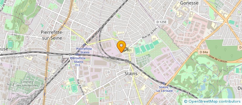 localisation de l'entreprise LN PLUS BAT à STAINS