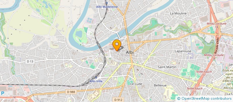 localisation de l'entreprise LN PR à ALBI