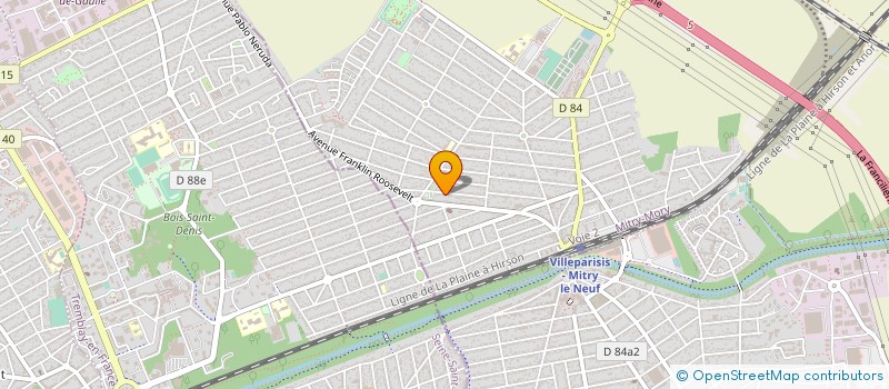 localisation de l'entreprise LN SERVICES à MITRY-MORY