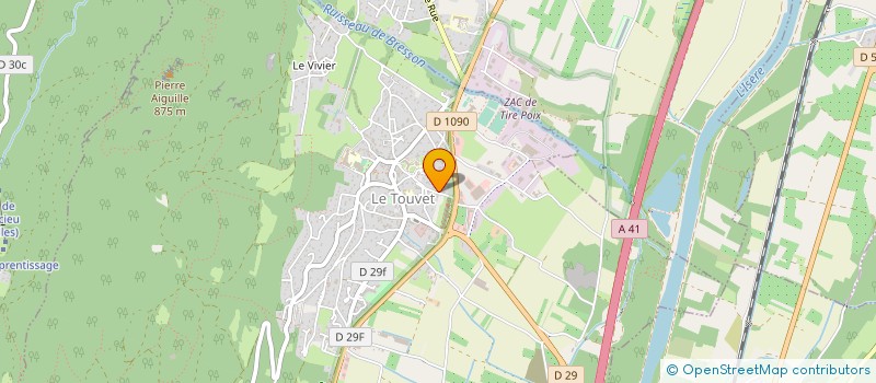 localisation de l'entreprise LN TOUVET à LE TOUVET
