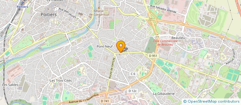 localisation de l'entreprise LN VALORIS  POITIERS