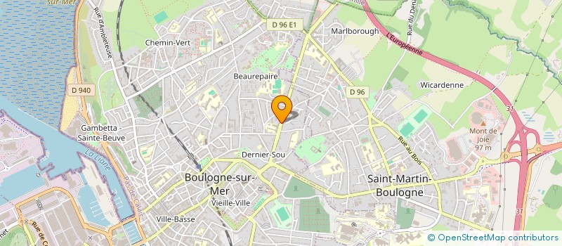 localisation de l'entreprise LN2GV  BOULOGNE-SUR-MER