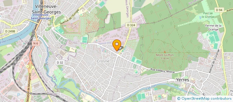 localisation de l'entreprise LN45  CROSNE