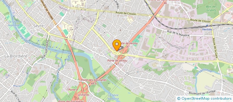 localisation de l'entreprise LNA 10 à VERTOU