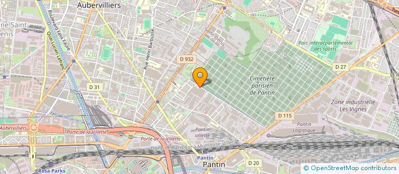 localisation de l'entreprise LNA à PANTIN