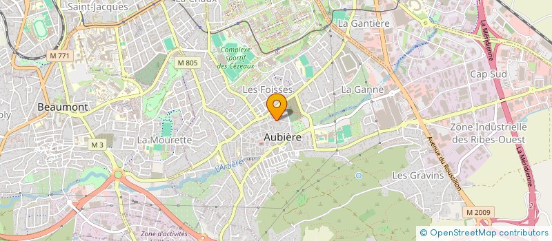 localisation de l'entreprise LNA 63  AUBIERE