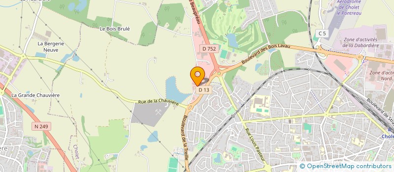 localisation de l'entreprise LNA à CHOLET