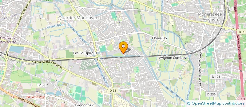 localisation de l'entreprise LNA  AVIGNON