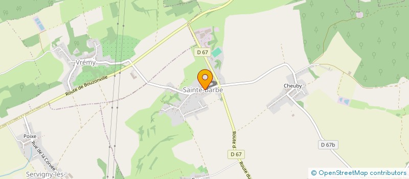 localisation de l'entreprise LNA  SAINTE-BARBE