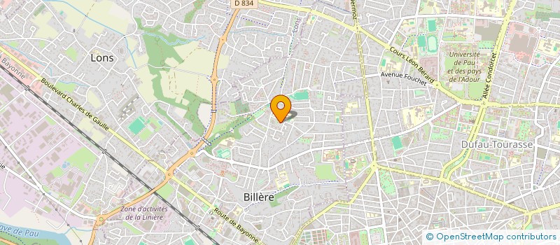 localisation de l'entreprise LNA  BILLERE