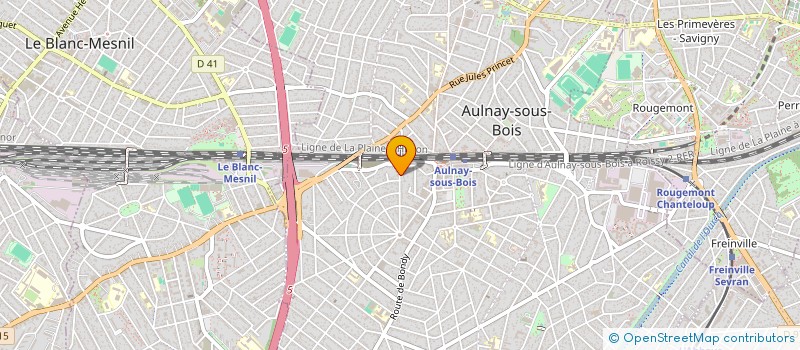 localisation de l'entreprise LNA  AULNAY-SOUS-BOIS
