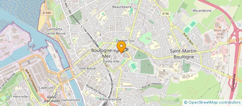 localisation de l'entreprise LNA  BOULOGNE SUR MER