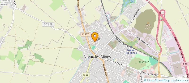 localisation de l'entreprise LNA  NOEUX LES MINES