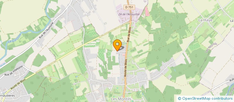 localisation de l'entreprise LNA CONCEPT  BLOIS