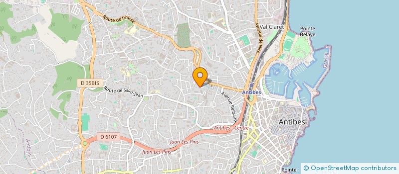 localisation de l'entreprise LNA EURL à ANTIBES