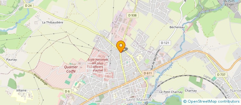 localisation de l'entreprise LNA IMMOBILIERE  SAINT-MAIXENT-L'ECOLE