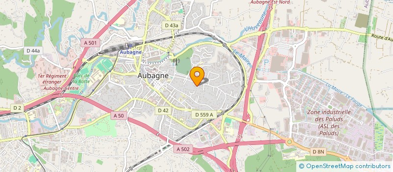 localisation de l'entreprise LNA PERFORMANCE  AUBAGNE